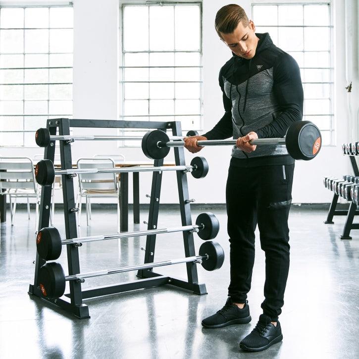 Rubber Barbell Rack