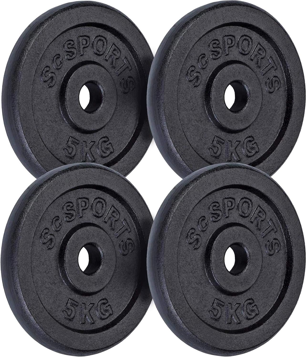 Hantelscheiben Gusseisen 30/31 mm 10 - 40 kg