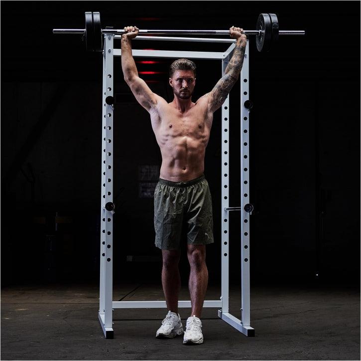 Langhantelstange Chrom 183 cm mit Federverschluss