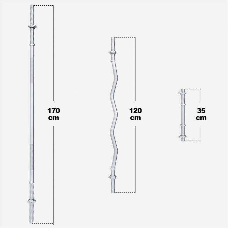 Hantelset Kunststoff 100 kg