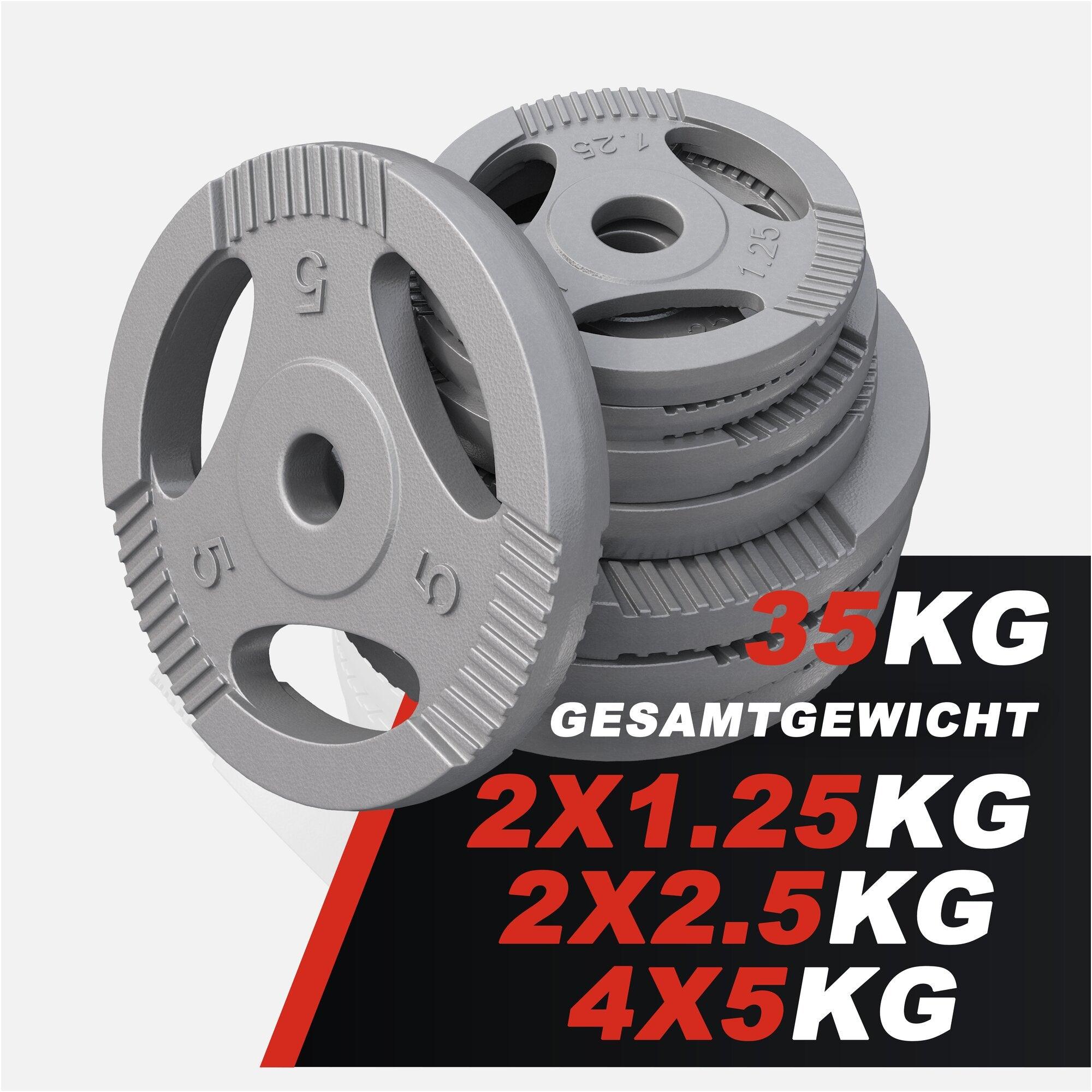 SZ-Curlset Gusseisen Gripper 35 kg