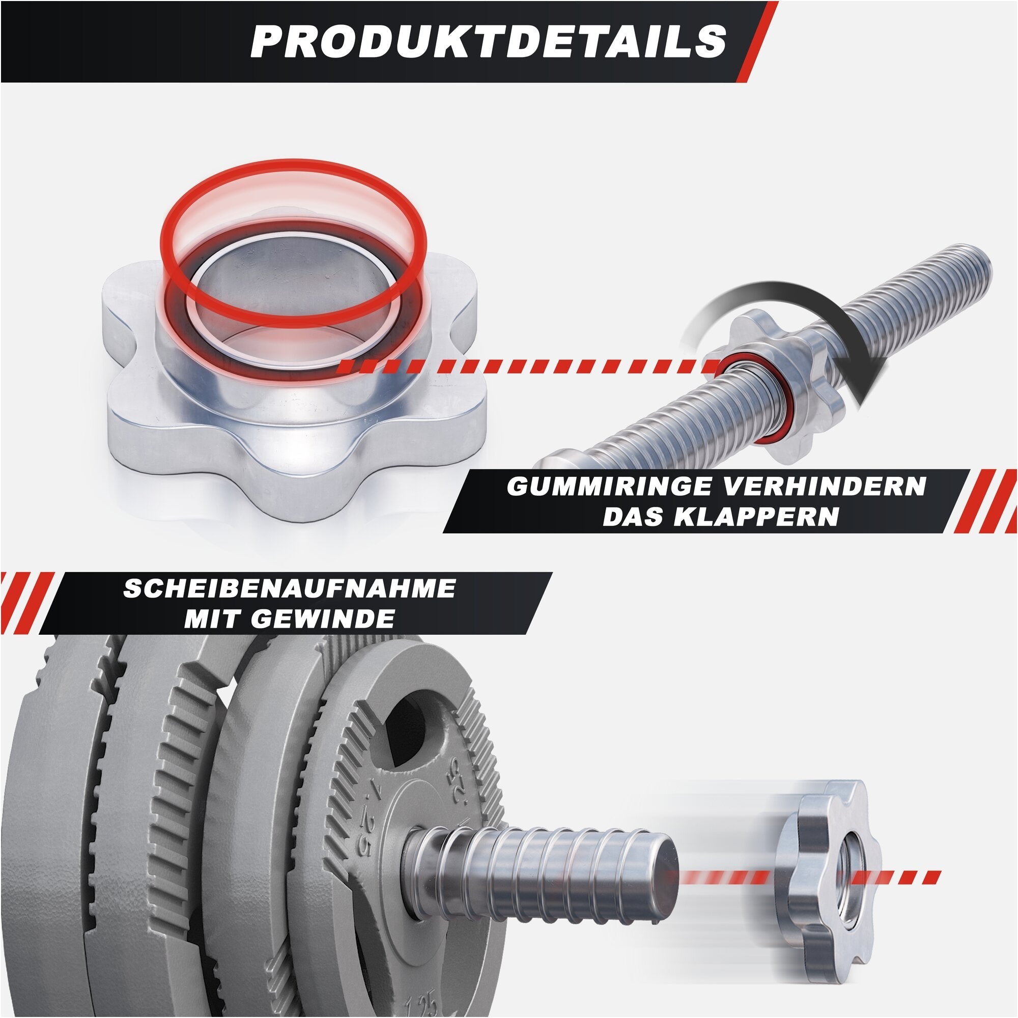 SZ-Curlset Gusseisen Gripper 70 kg