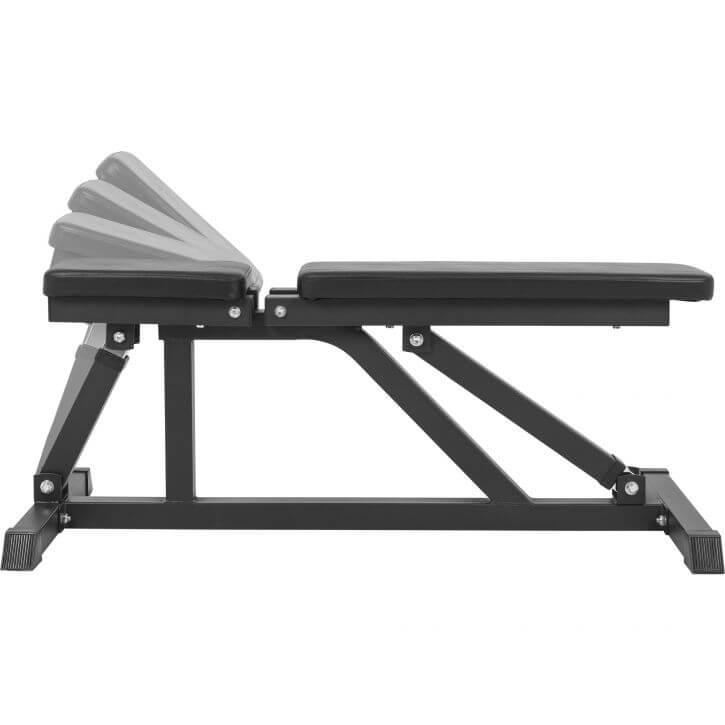 Hantelbank mit Olympia Langhantel Set Gummi Gripper 150 kg