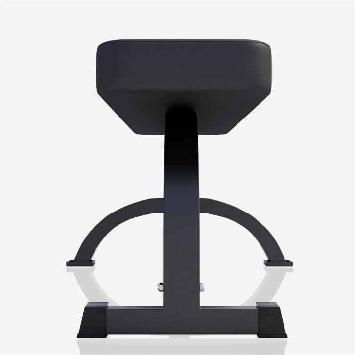 Flachbank Massiv Schwarz