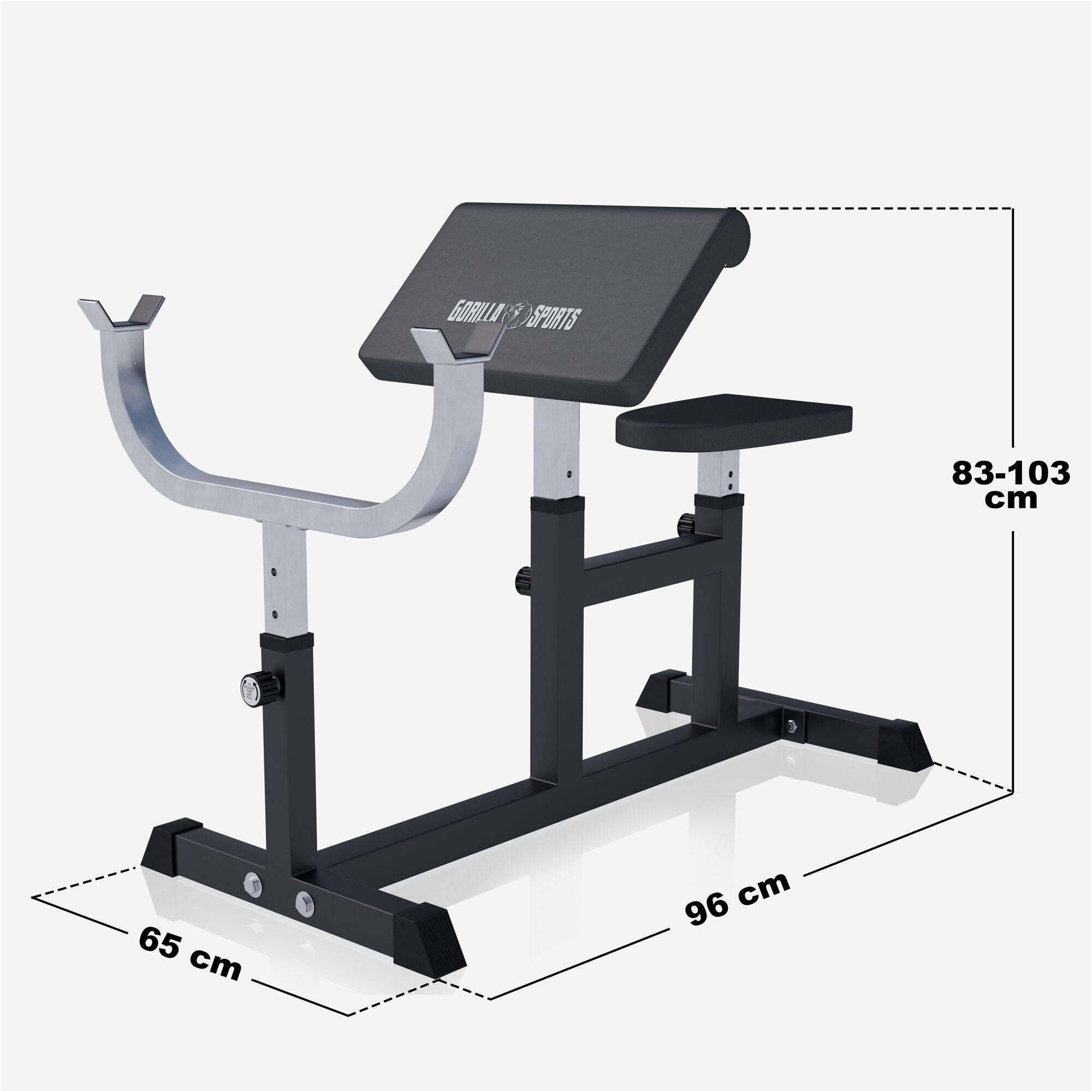 Curlbank Weiß/Schwarz