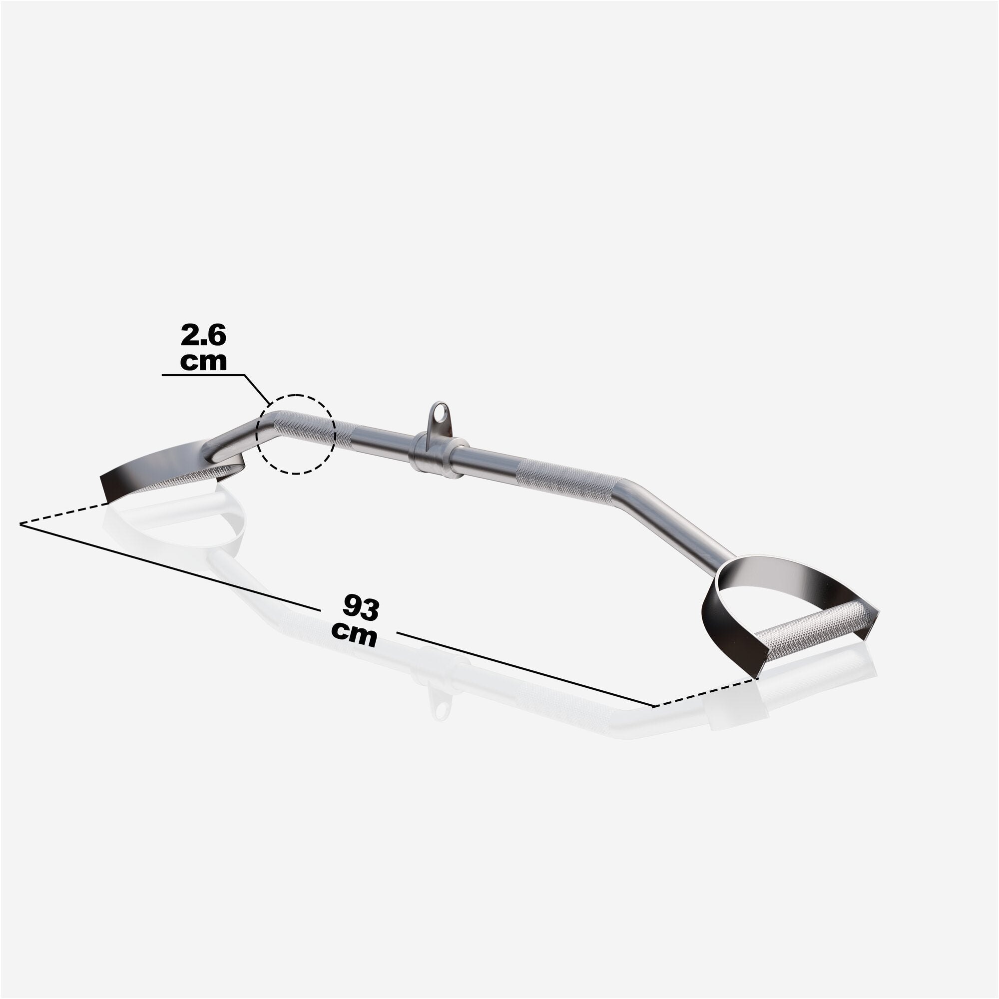 Latzugstange mit Hufgriff gebogen