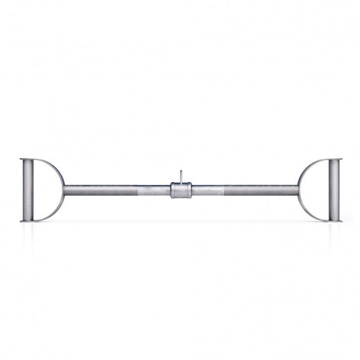 Latzug Stange gerade Hufgriff inkl. Drehgelenk Chrom