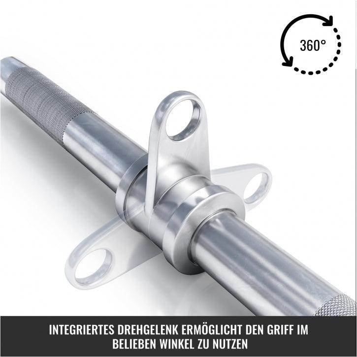 Trizeps Bizeps Stange mit Drehgelenk aus Chrom