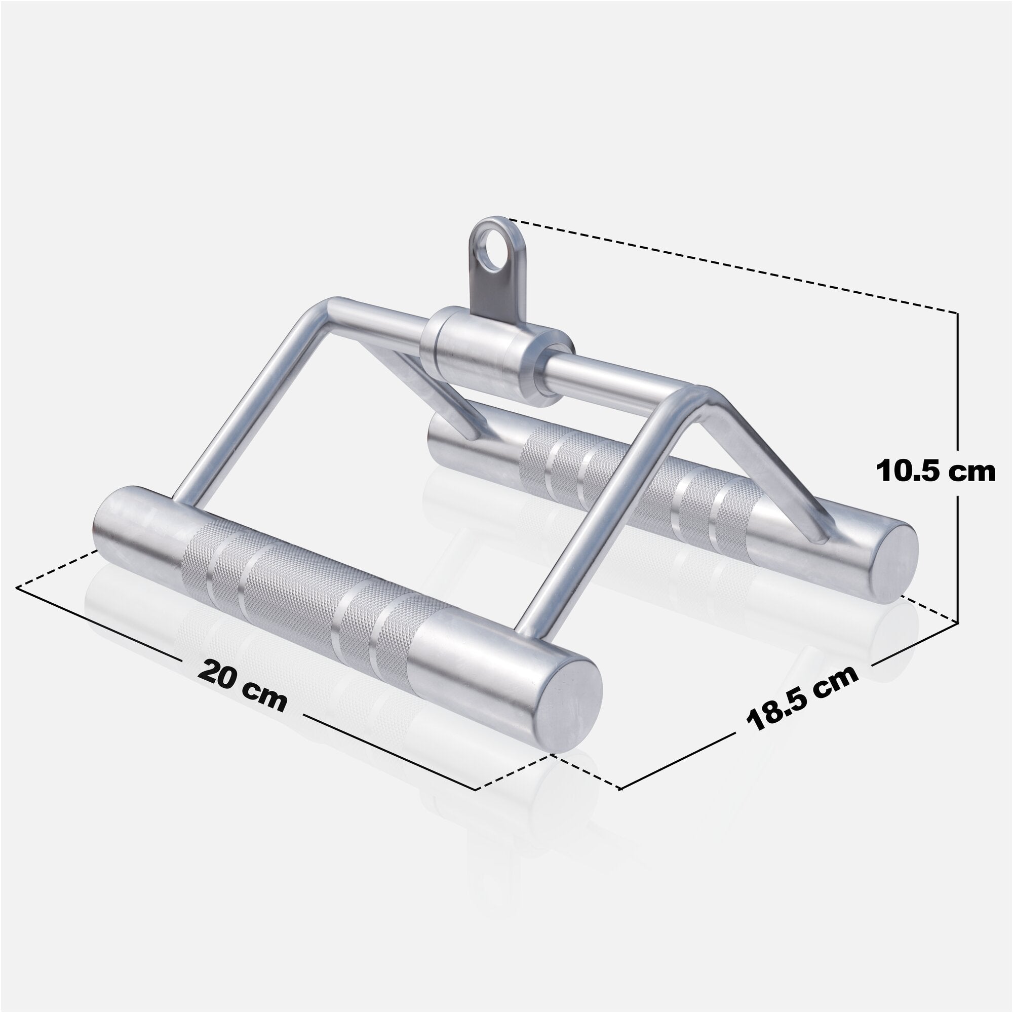 Parallel Griff/Rudergriff inkl. Gelenk aus Chrom