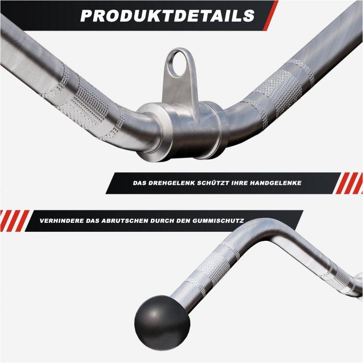 SZ-Curl-Griff inklusive Curl-Drehgelenk aus Chrom