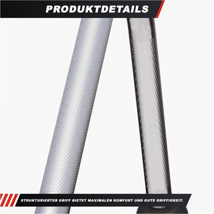 Trizeps mit breitem V-Griff Breit und Drehgelenk in Chrom