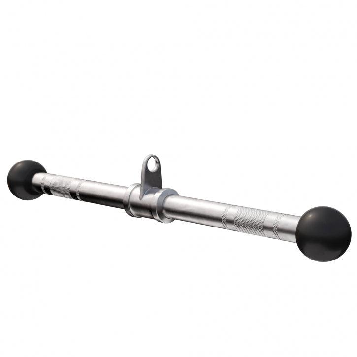 Trizeps-/Bizeps Stange aus Chrom mit Gummi-Ballen