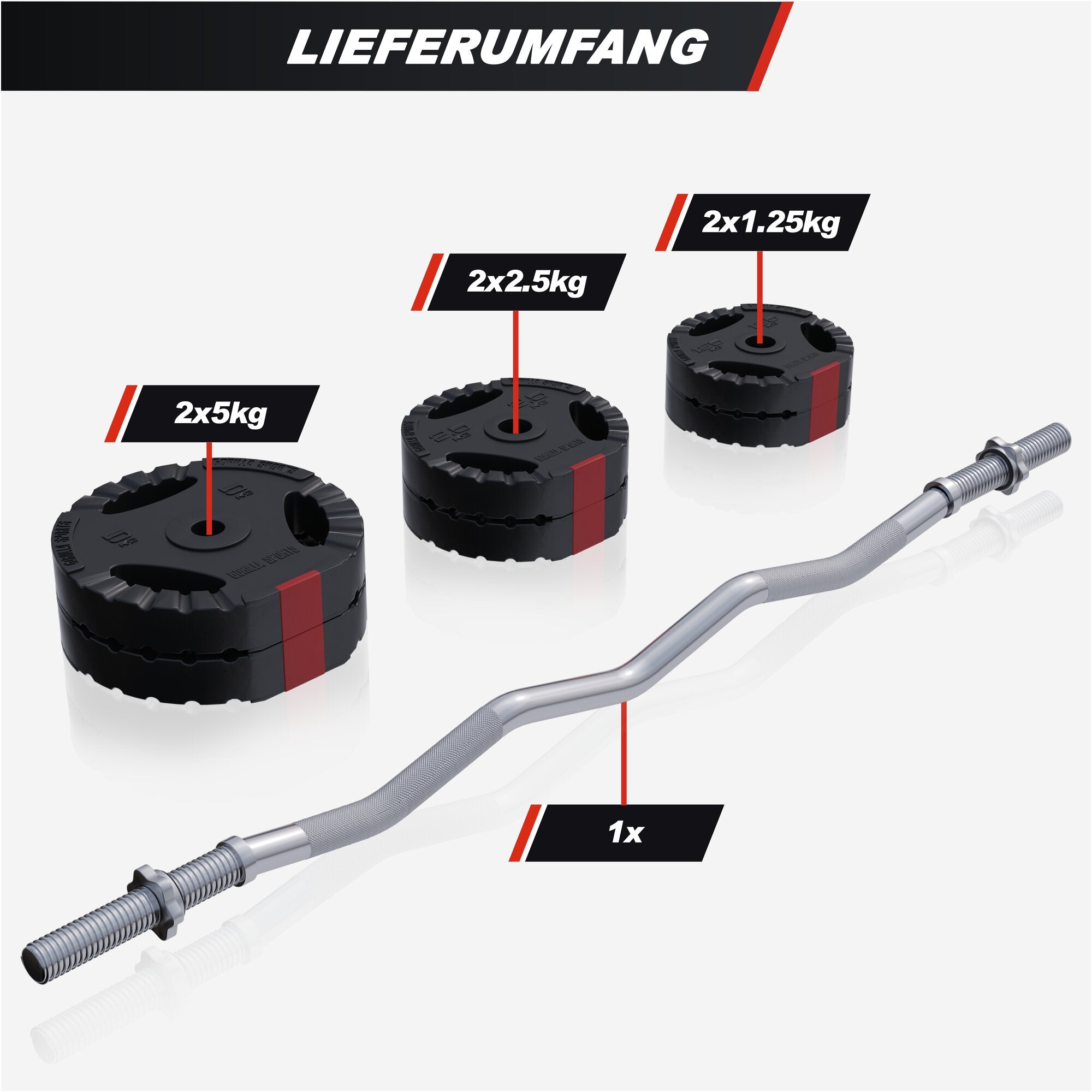 SZ-Curlset Kunststoff Gripper 25 kg