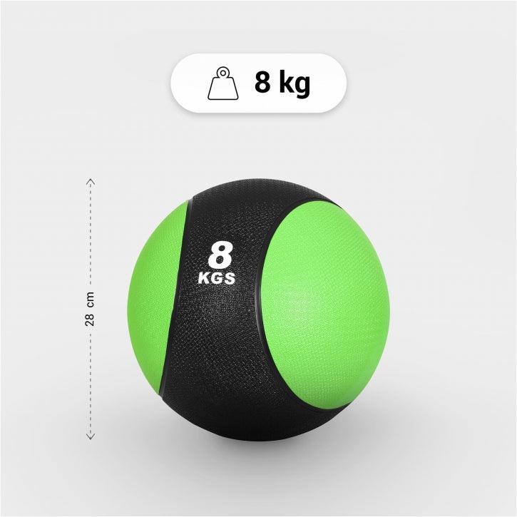 Medizinball aus Gummi 1 - 10 kg
