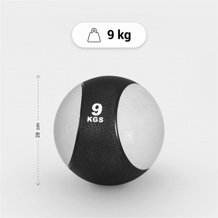 Medizinball aus Gummi 1 - 10 kg