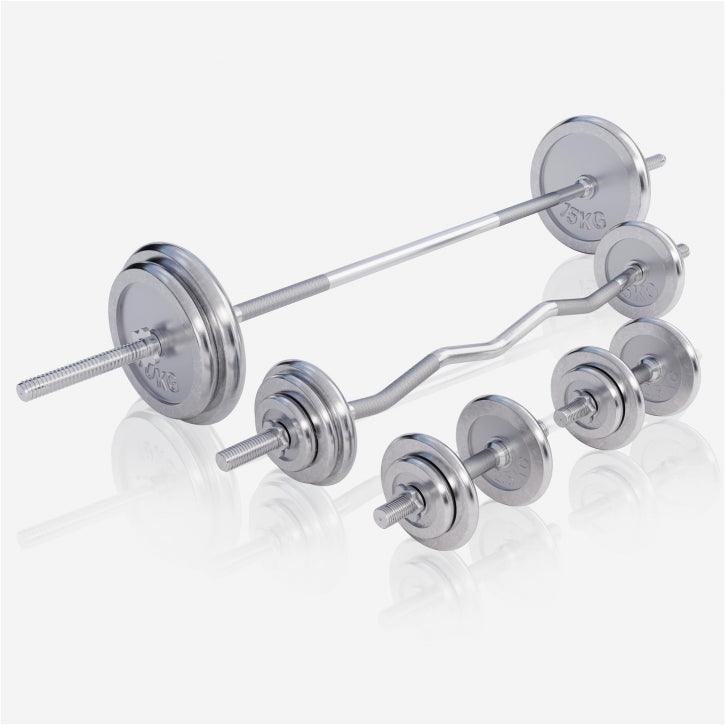 Kraftstation Universal inkl. 108 kg Chrom Set