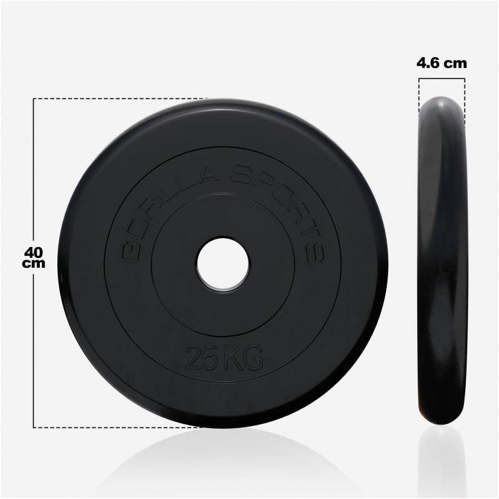 Hantelscheibe 30/31 mm Gummi 0,5-25 KG
