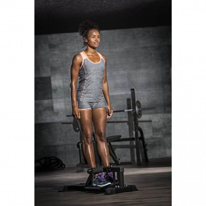 Sissy Squat Kniebeugentrainer in Schwarz