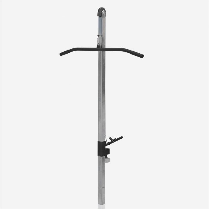 Latzugturm in Chrom für die Kraftstation Universal