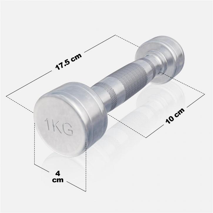 Kurzhantel Chrom 1 - 20 kg