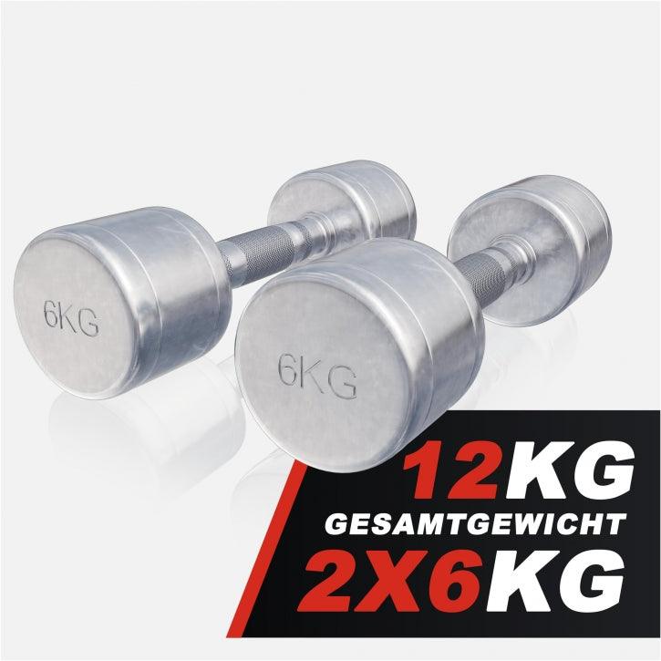 Kurzhantel Chrom 1 - 20 kg