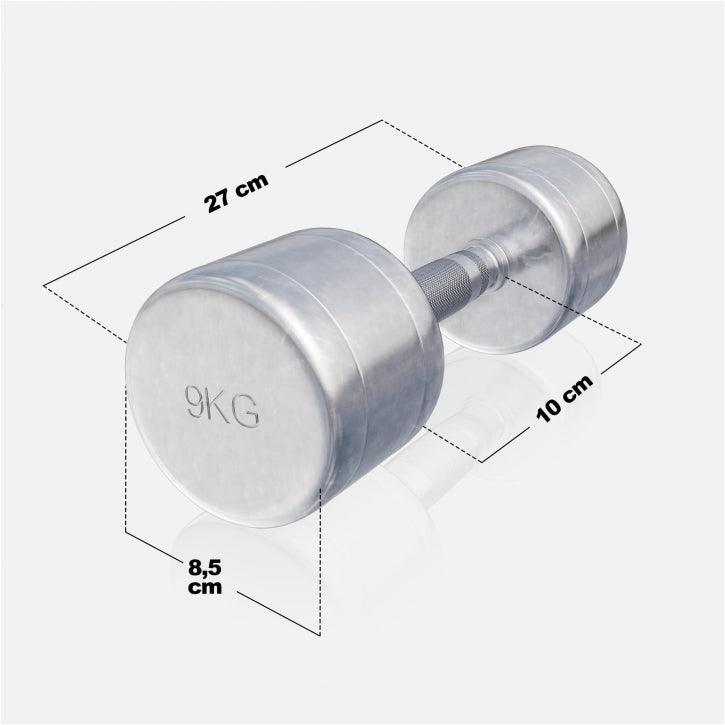 Kurzhantel Chrom 1 - 20 kg