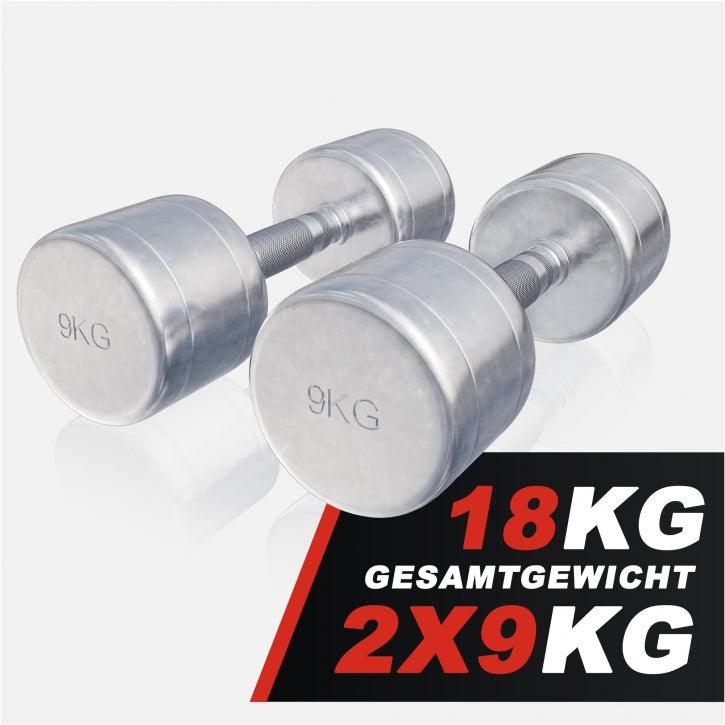Kurzhantel Chrom 1 - 20 kg