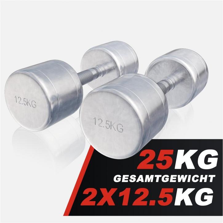 Kurzhantel Chrom 1 - 20 kg