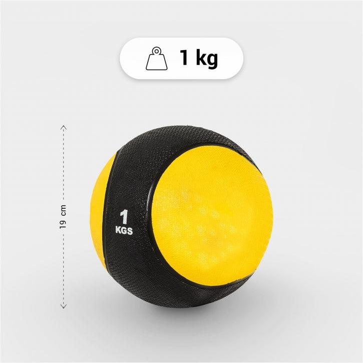 Medizinball aus Gummi 1 - 10 kg