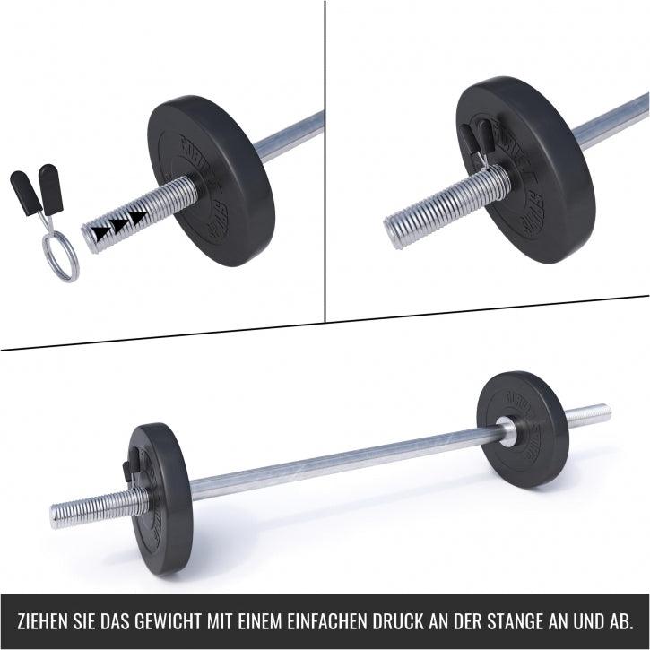 Federverschlüsse 30/31 mm für Hantelstangen 2-er Set