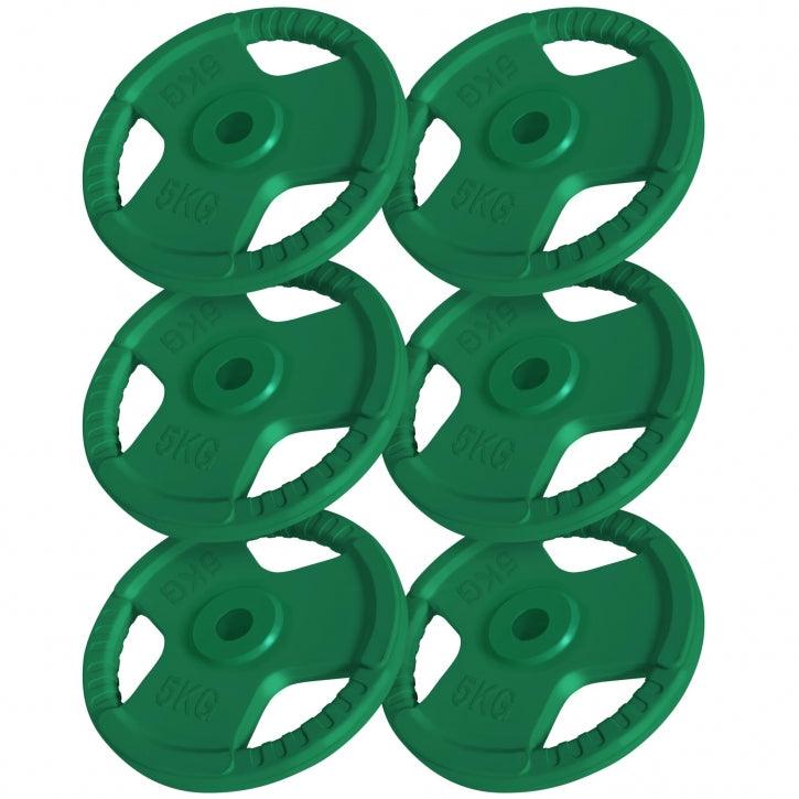 Hantelscheibe 30/31 mm Gummi Gripper 1,25-25 KG