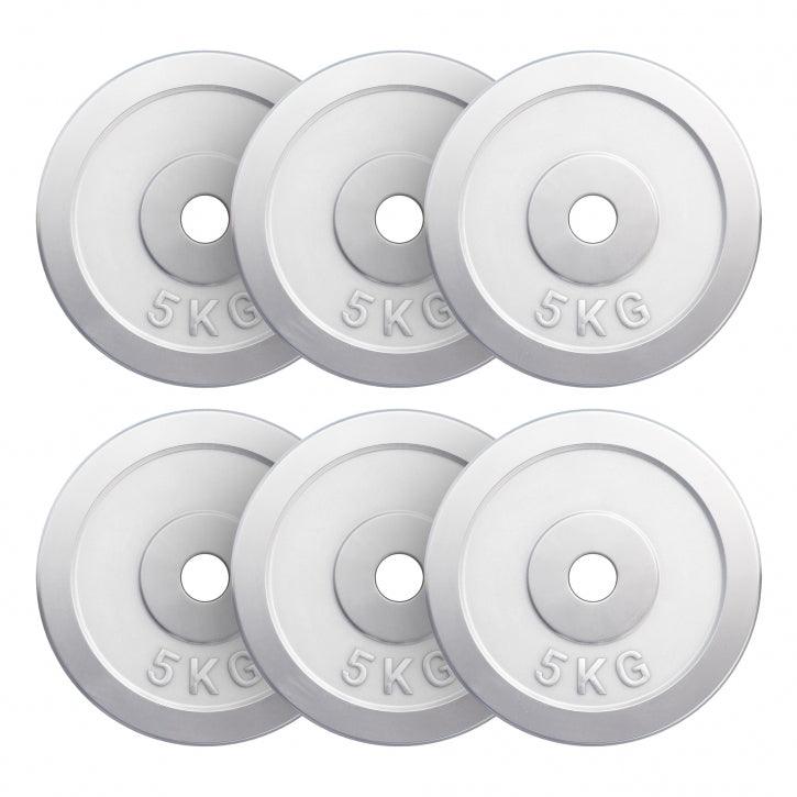 Hantelscheibe 30/31 mm Chrom 0,5-30 KG