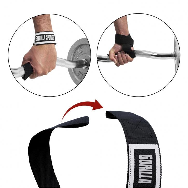Lifting Straps Schwarz/Weiß