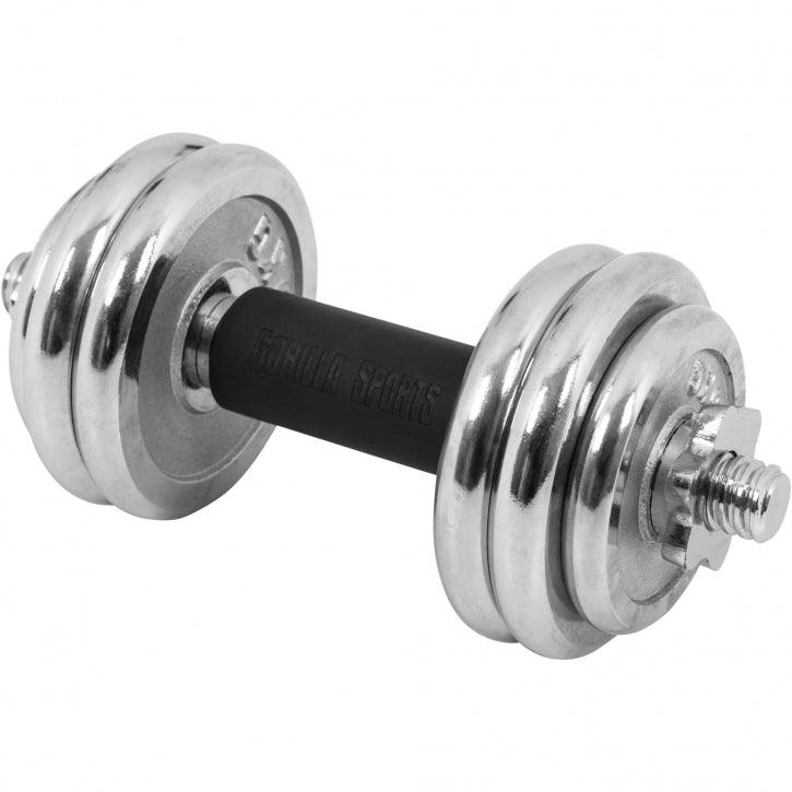 Hantelgriffe aus Silikon in Schwarz