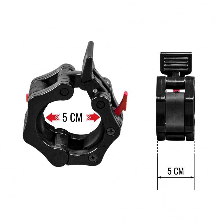 Schnellverschlüsse für Hantelstangen 50/51 mm 2-er Set