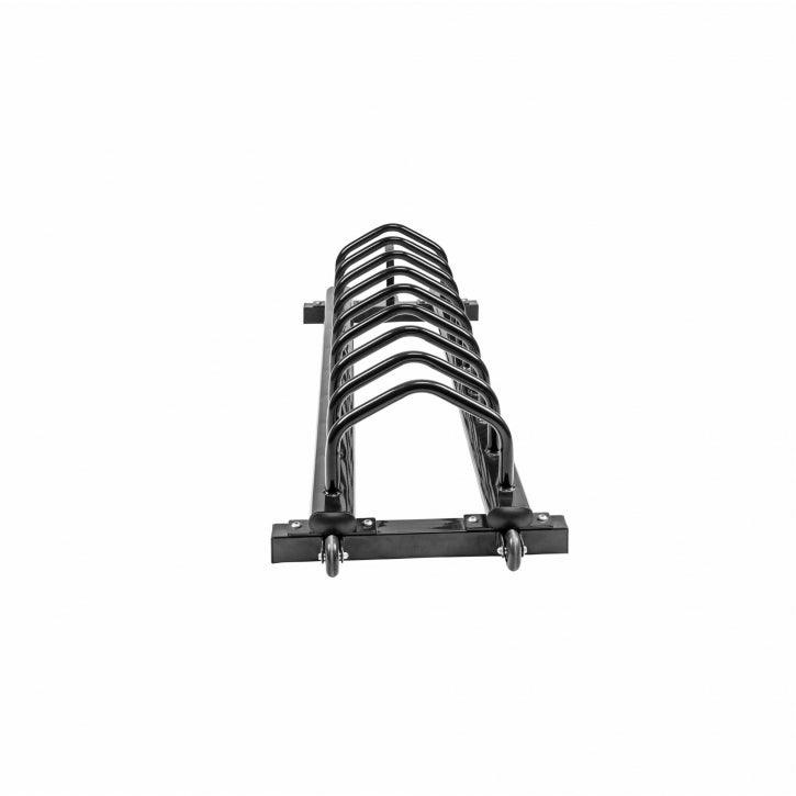 Hantelscheibenständer Rollen Schwarz