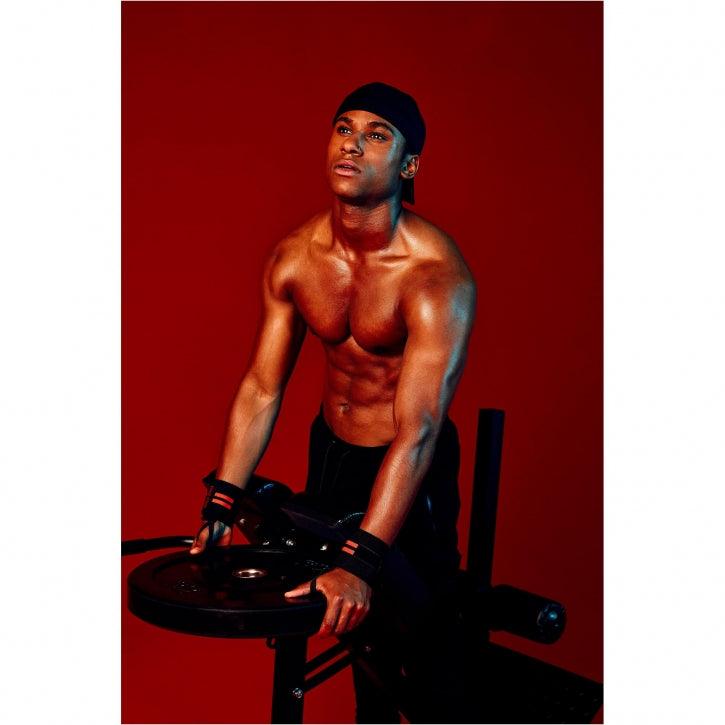 Verstellbarer Rückenstrecker in schwarz