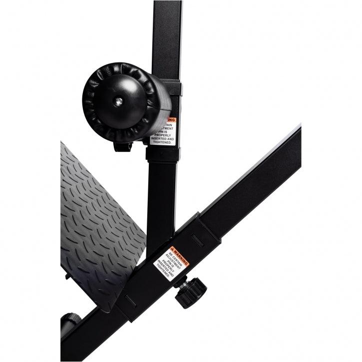 Verstellbarer Rückenstrecker in schwarz