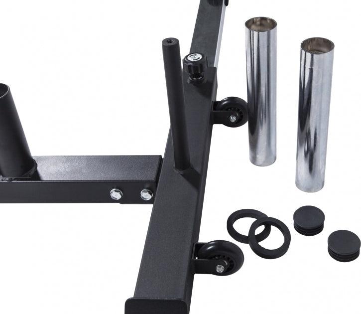Squat Rack inkl. Olympia Langhantelset Profi 140 kg