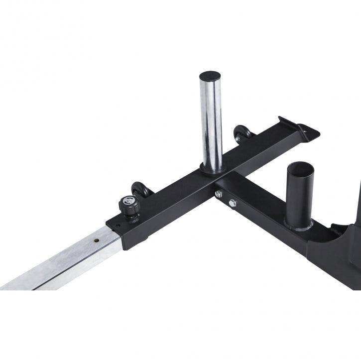 Kniebeugenständer mit Hantelscheibenaufnahme