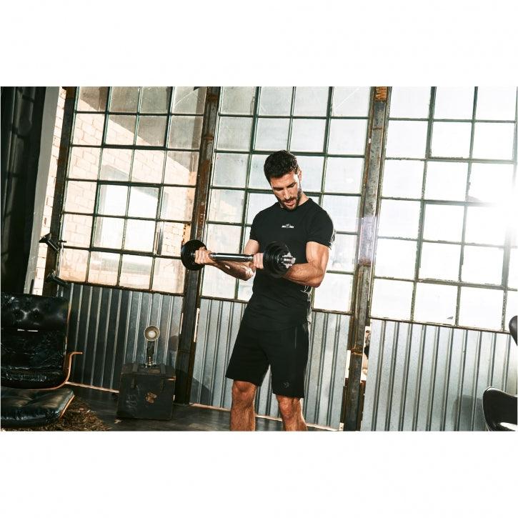 Hantelset Gusseisen 22 kg Verstellbar 2 in 1