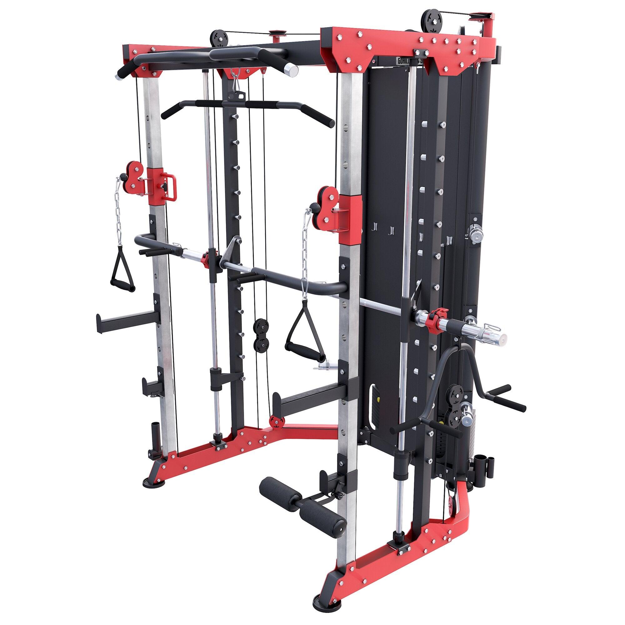 Multistation Smith Machine mit Gewichten