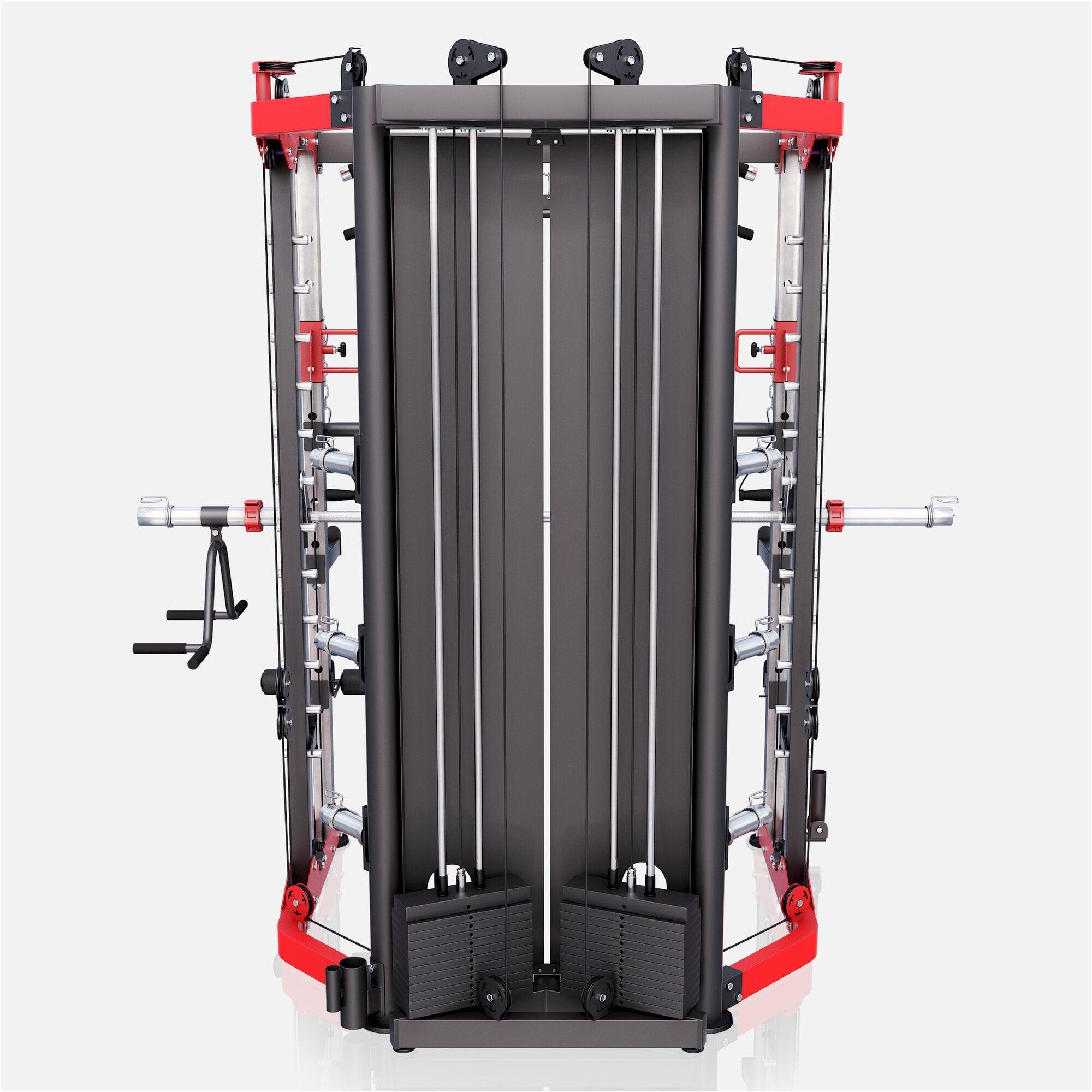 Multistation Smith Machine mit Gewichten