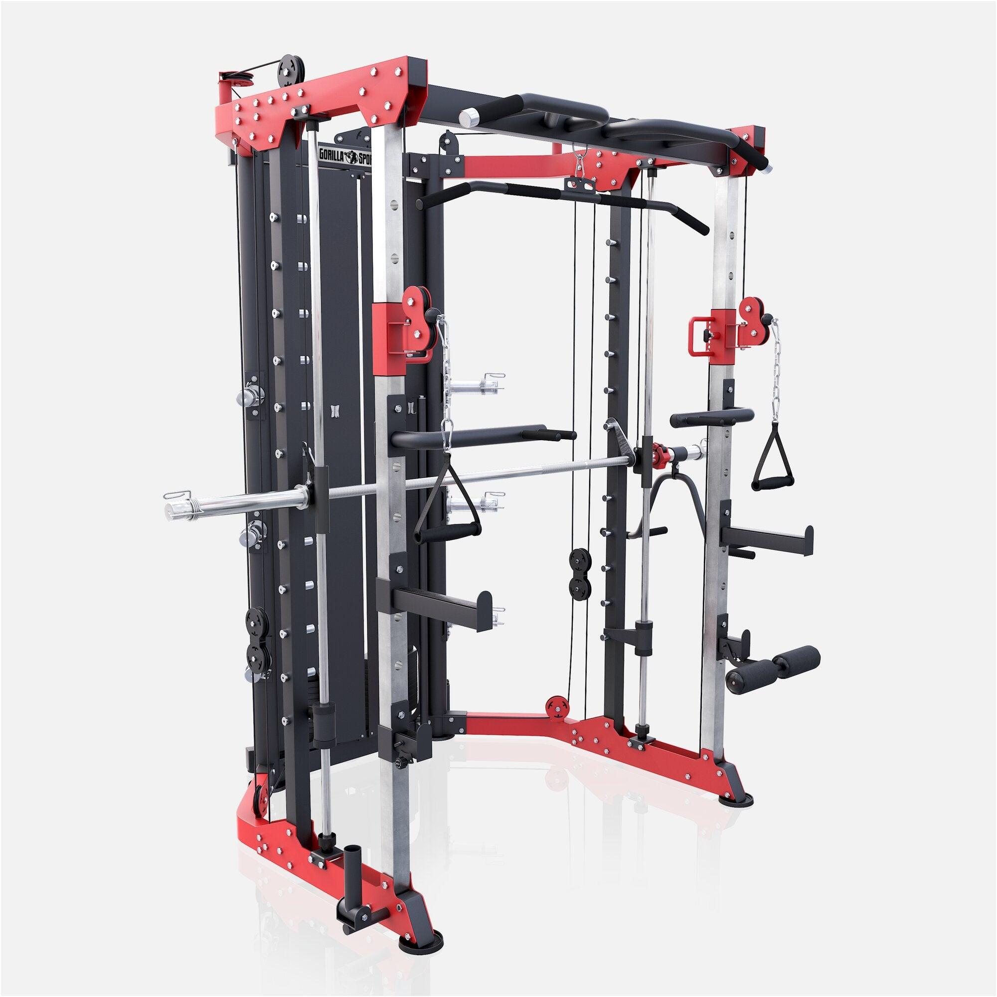 Multistation Smith Machine mit Gewichten