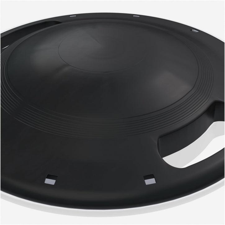 Balance Board mit Griffen in Schwarz/Dunkelgrau