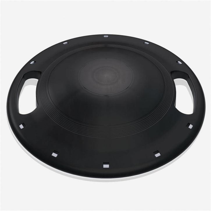 Balance Board mit Griffen in Schwarz/Dunkelgrau