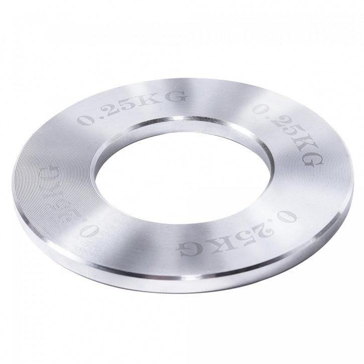 Hantelscheiben Set 50/51 mm Chrom 5 kg inkl. Tragetasche