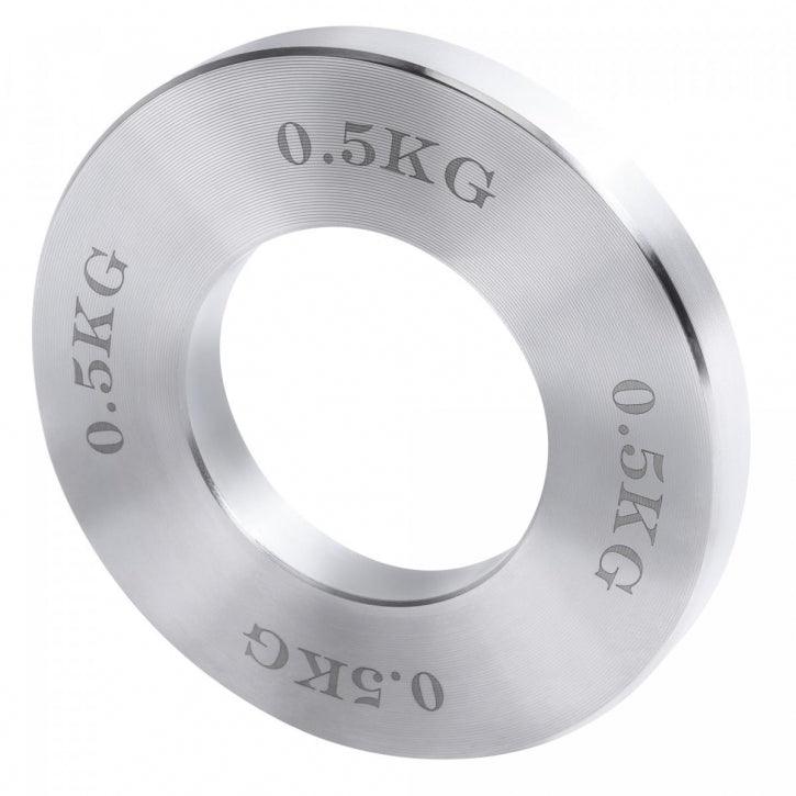 Hantelscheiben Set 50/51 mm Chrom 5 kg inkl. Tragetasche