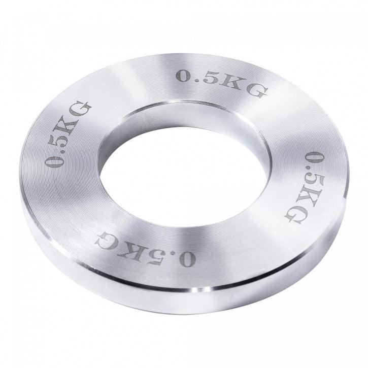 Hantelscheiben Set 50/51 mm Chrom 5 kg inkl. Tragetasche