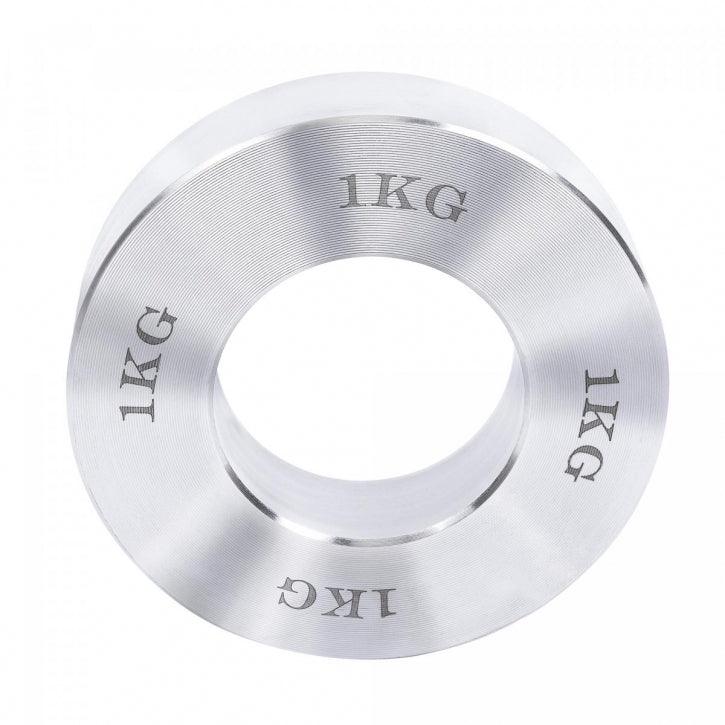 Hantelscheiben Set 50/51 mm Chrom 5 kg inkl. Tragetasche